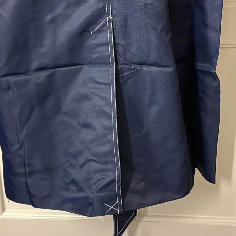 J.Crew Relaxed trench coat in lightweight shiny nylon CD420